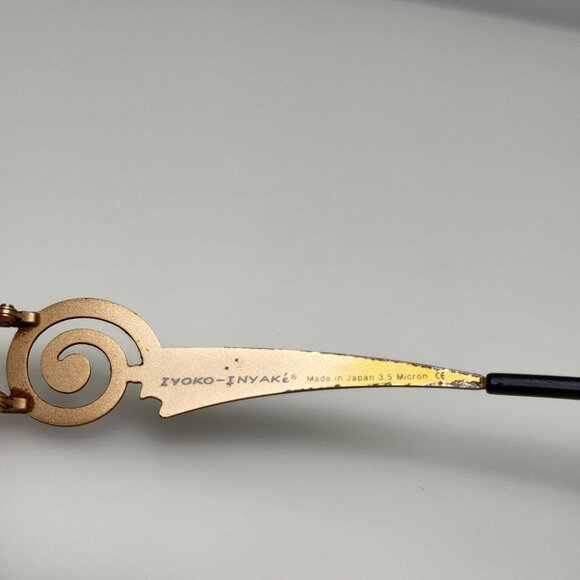 Iyoko Inyake IY 857 Col 44 Japan Eyeglasses Eye Glasses Frames 50-19-140 - Picture 5 of 6